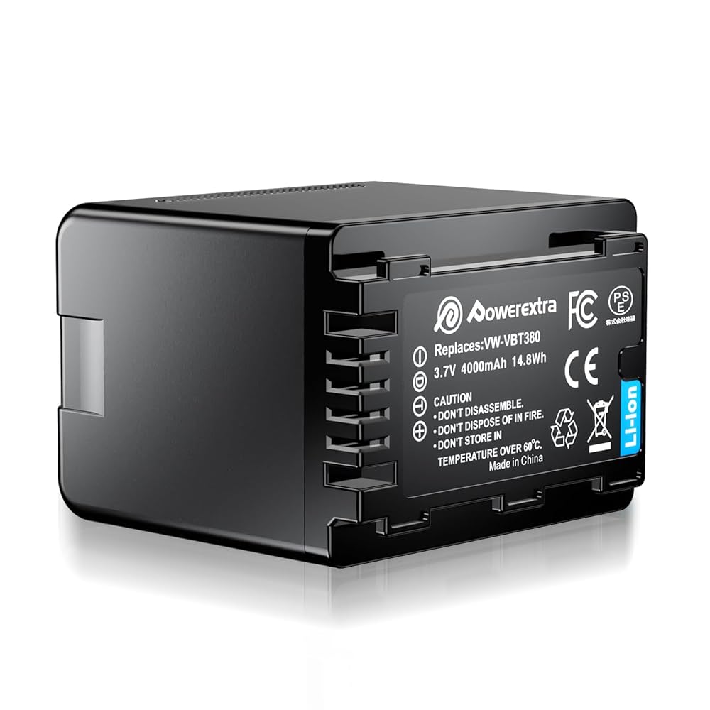 Amazon | Panasonic 互換バッテリーVW-VBT380-K/VW-VBT380